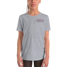 Load image into Gallery viewer, Choose Mountains Youth Short Sleeve T-Shirt - more colors
