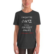 Load image into Gallery viewer, &quot;Cute Protection &quot; Youth Unisex tshirt  -  &quot;LOVE Conquers COVID 19&quot; Collection
