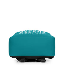 Load image into Gallery viewer, Choose Oceans Aqua Minimalist Backpack
