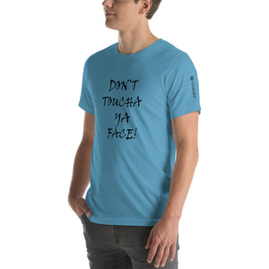 Civilized Nomads "Don't Touch"   unisex tshirt    -  "Love Conquers Covid 19" collection