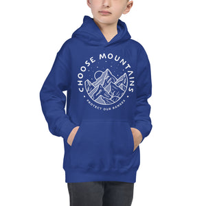 Choose Mountains Kids Hoodie - more colors