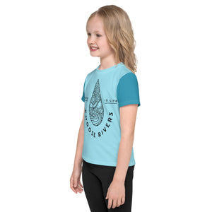 Choose Rivers Light Blue Kids T-Shirt