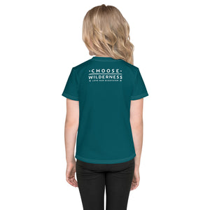 Choose Wilderness Aqua Kids T-Shirt