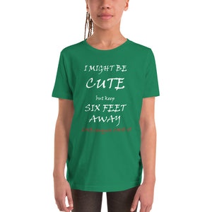 "Cute Protection " Youth Unisex tshirt  -  "LOVE Conquers COVID 19" Collection