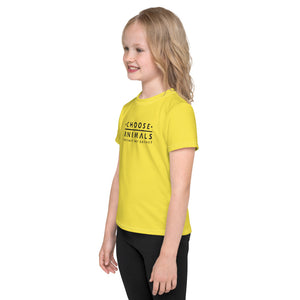 Choose Animals Yellow Kids T-Shirt