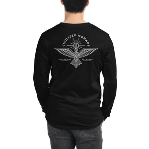 Civilized Nomads Two logos Unisex Long Sleeve Tee