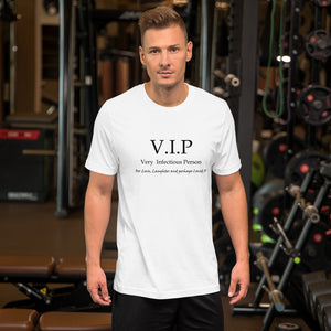 VIP  Short-Sleeve Unisex T-Shirt, LOVE Conquers Covid 19 Collection