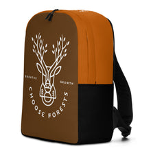 Load image into Gallery viewer, Choose Forests Brown Black and Burnt Orange Backpack
