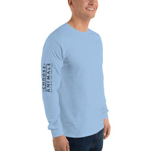 Load image into Gallery viewer, Choose Animals 4  Logos Men’s Long Sleeve Tshirt    (more colors)
