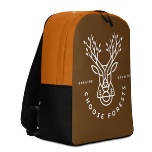 Choose Forests Brown Black and Burnt Orange Backpack