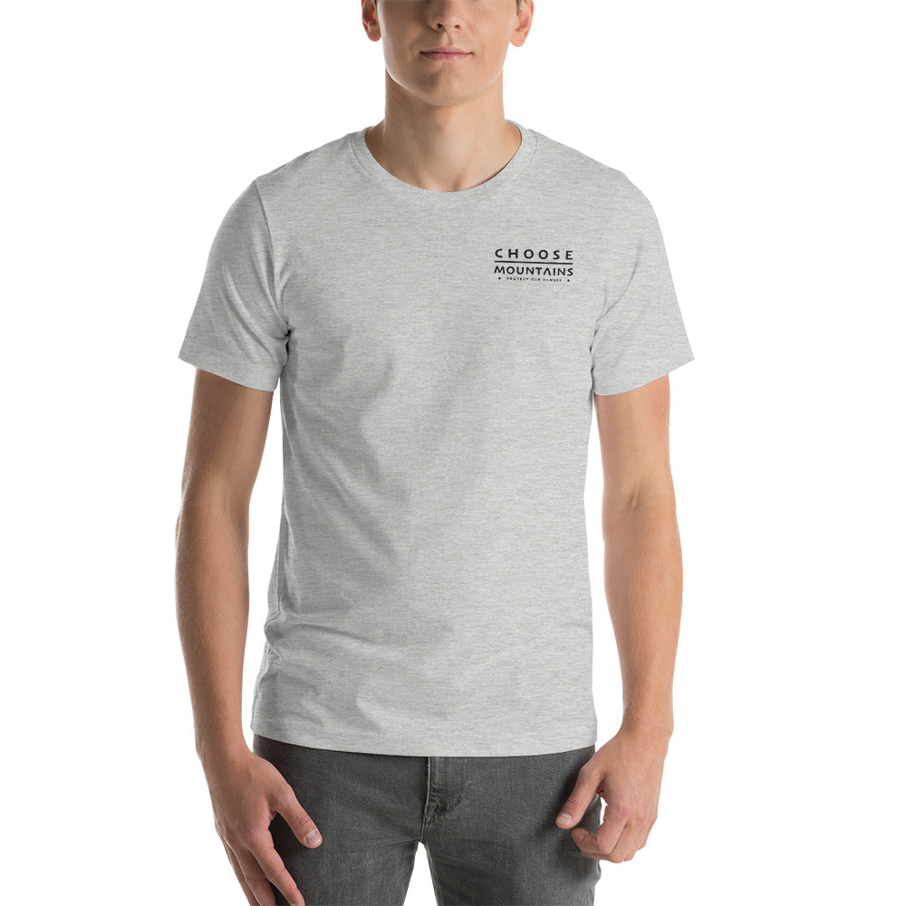 Choose Mountains Adults Unisex tshirt