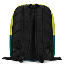 Load image into Gallery viewer, Choose Mountains Aqua Green and Yellow Backpack
