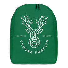 Load image into Gallery viewer, Choose Forests Green Minimalist Backpack
