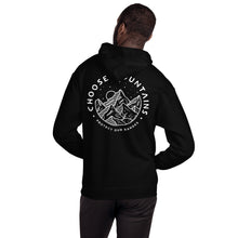 Load image into Gallery viewer, Choose Mountains unisex hoodie
