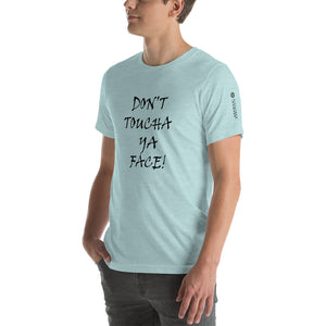 Civilized Nomads "Don't Touch"   unisex tshirt    -  "Love Conquers Covid 19" collection