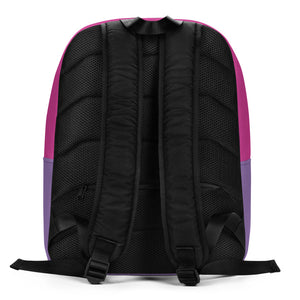 Choose Oceans Blue, Pink and Purple Minimalist Backpack