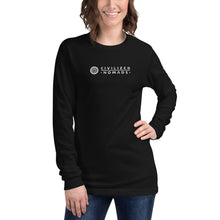 Load image into Gallery viewer, Civilized Nomads Two logos Unisex Long Sleeve Tee
