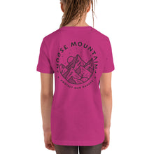 Load image into Gallery viewer, Choose Mountains Youth Short Sleeve T-Shirt - more colors
