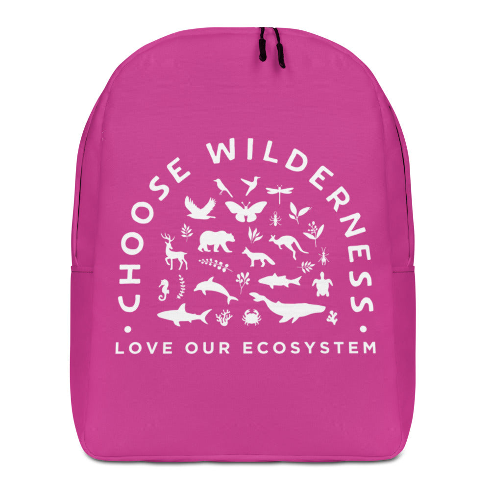 Choose Wilderness Pink Backpack