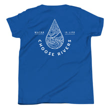 Load image into Gallery viewer, Choose Rivers Youth Short Sleeve T-Shirt - more colors
